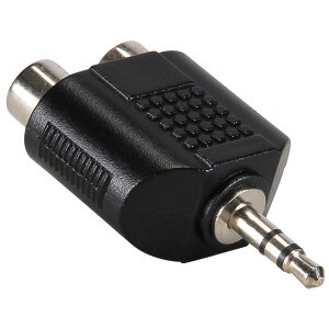 Main product image for 3.5mm Stereo Plug To Dual RCA Jack Adapter 090-294
